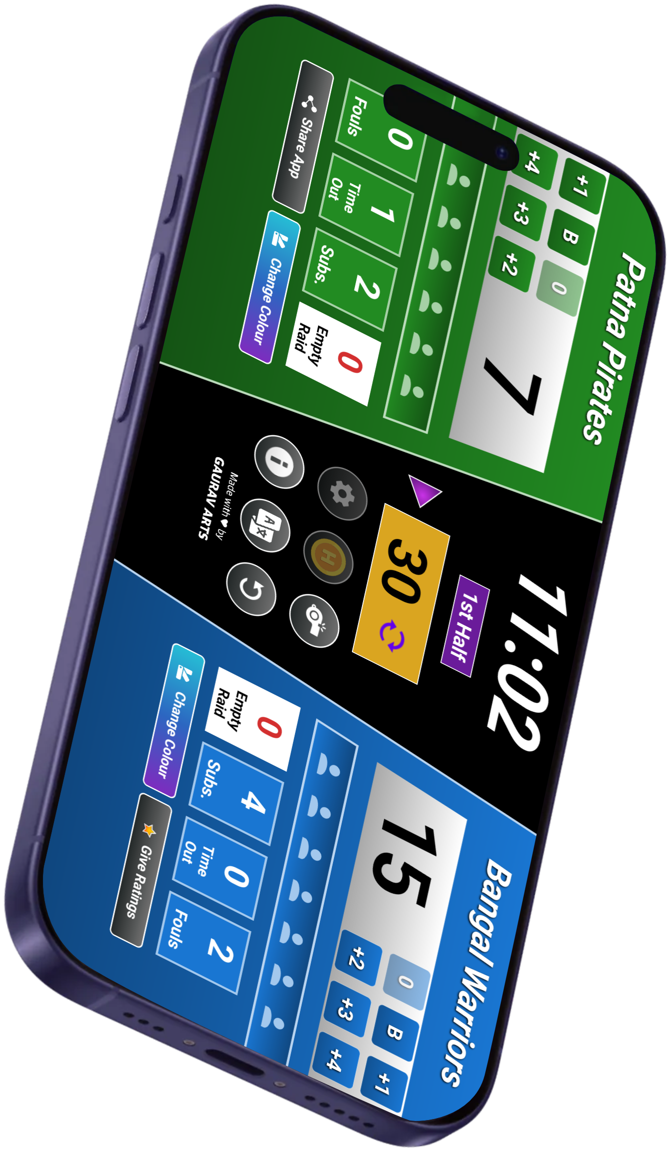KabaddiOne mobile app